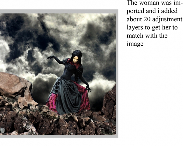 Creation of Matron of Darkness: Step 3